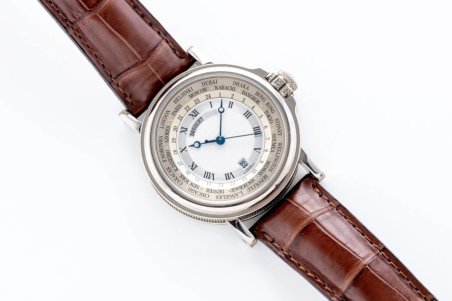 Marine Hora Mundi Automatique Ref. 3700 in 18k White Gold