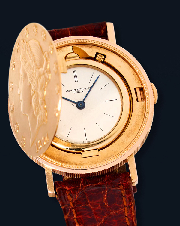 Twenty-Dollar Coin Watch Ref. 33019 in 18k Yellow Gold