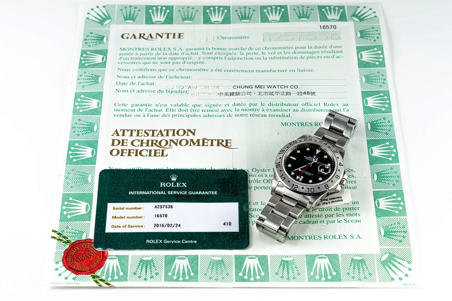 Explorer II Ref. 16570 in Stainless Steel