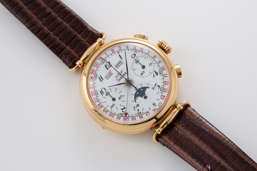 Vintage Triple Calendar Chronograph Ref. 36101 in 18k Yellow Gold