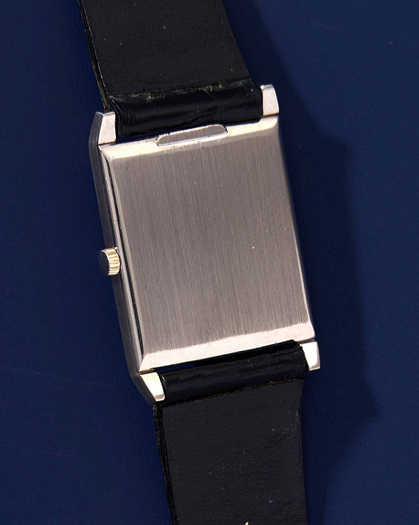 Rectangular Dress Watch 6791 White Gold Manual Wind