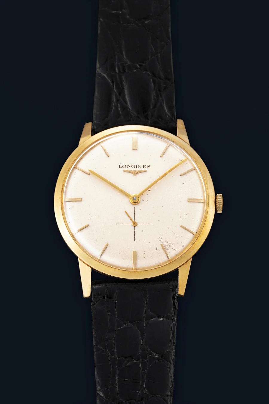 Slim Dress Watch Ref. 1404 in 18k Yellow Gold
