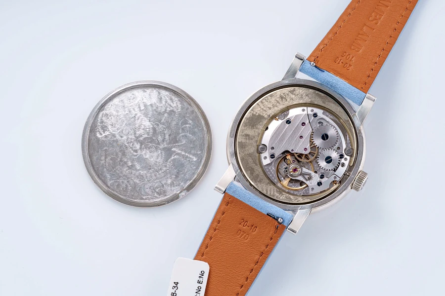 Origin Series 'Water' with Enamel Dial and Sterling Silver Case