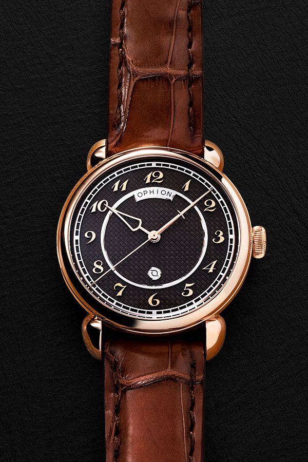 OPH 786 Vélos Rose Gold Tobacco Guilloche Limited Edition