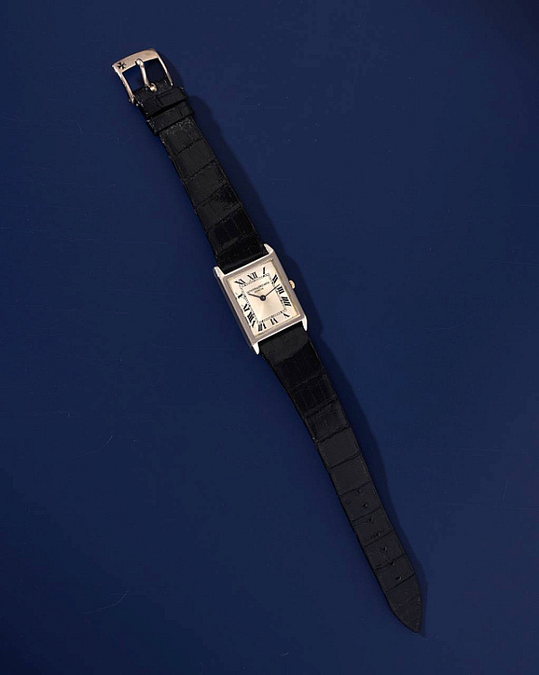 Rectangular Dress Watch 6791 White Gold Manual Wind