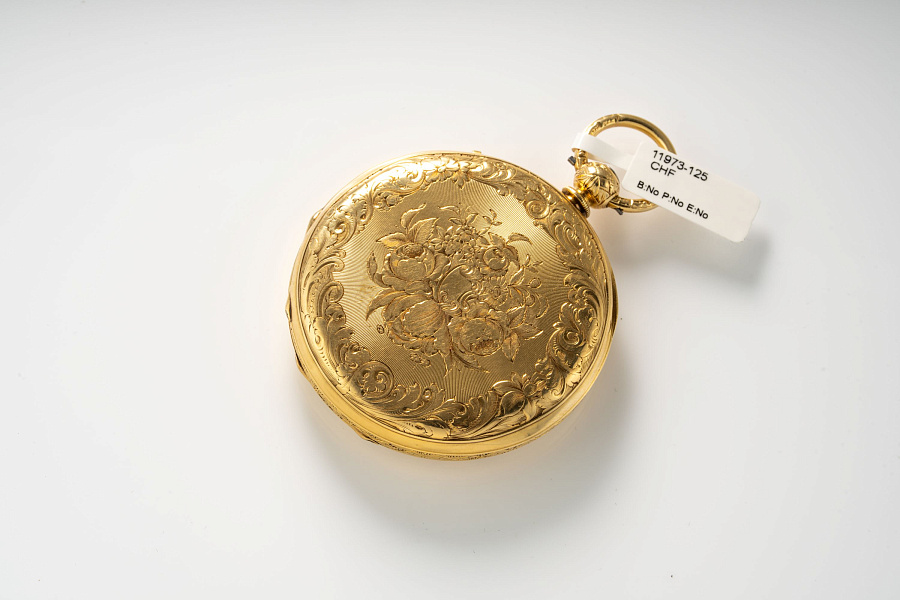 19th Century Dual Time Dead-Beat Seconds in 18k Yellow Gold with