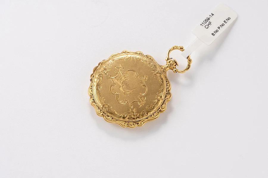 French Pocket Watch in 18k Yellow Gold