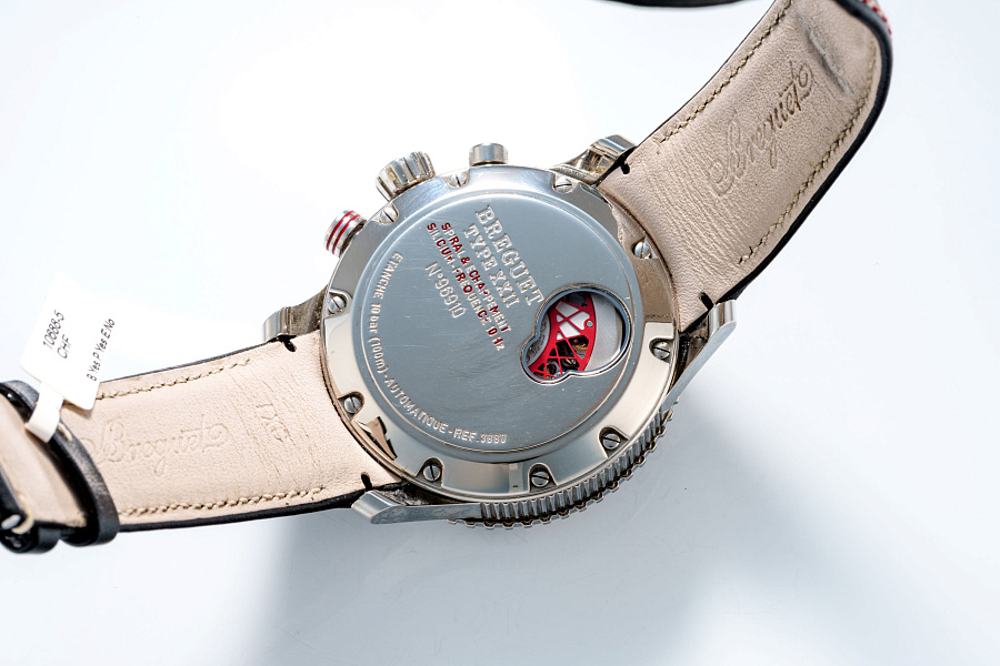 Type XXII 10Hz Chronograph GMT Ref. 3880 in Stainless Steel