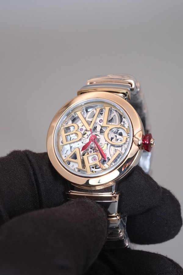 Lvcea Skeleton Steel & Rose Gold 33mm