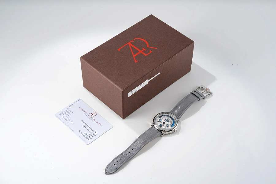 AM1 Dual Time in Stainless Steel