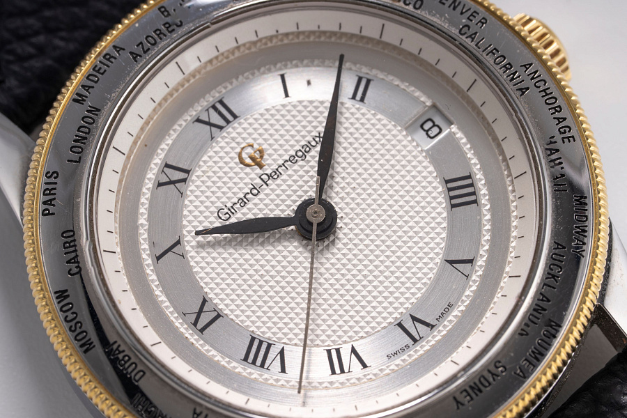 GP90 World Time Ref. 1010 in Stainless Steel