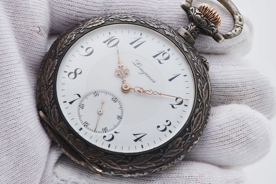 Shooting Tournament 1909 Pocket Watch in Silver