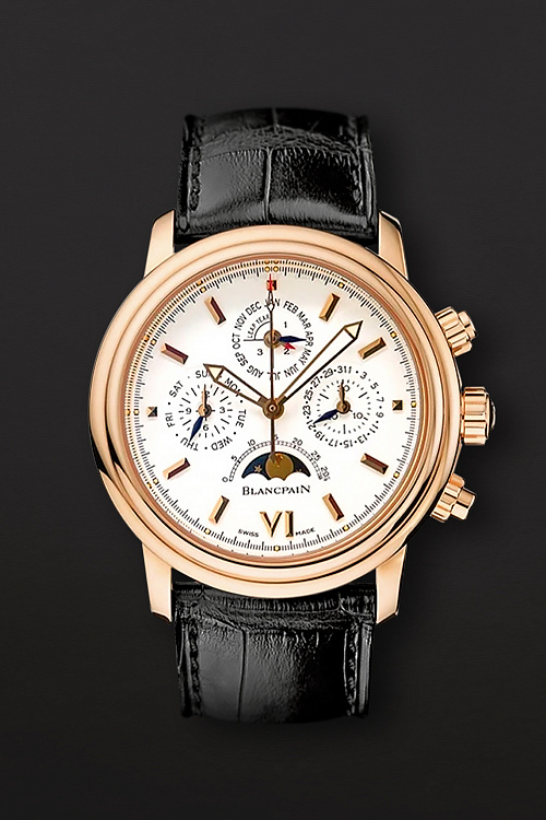 Léman Perpetual Calendar Chronograph Yellow Gold