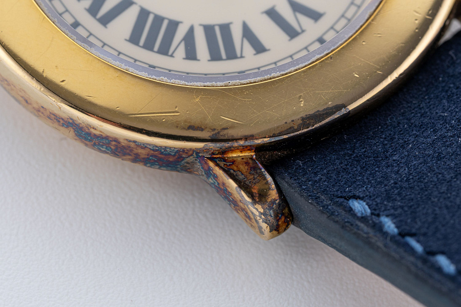 Ronde de Cartier Ref. 1800 in Gold-Plated Silver