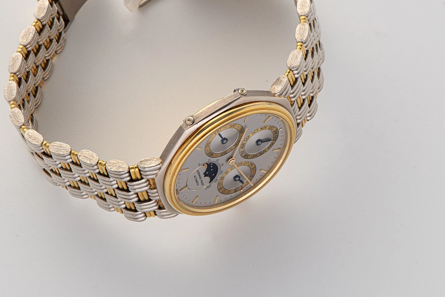 Quantième Perpetual Calendar Ref. 5557CA in 18k White and Yellow Gold