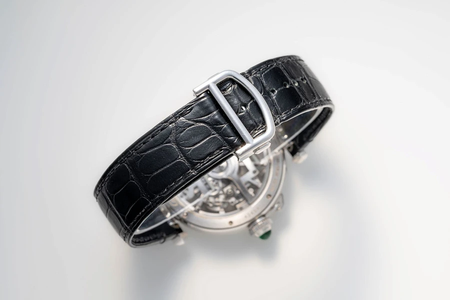 Limited Edition Pasha Skeleton Emerald Ref. WHPA0013 in 18k White Gold