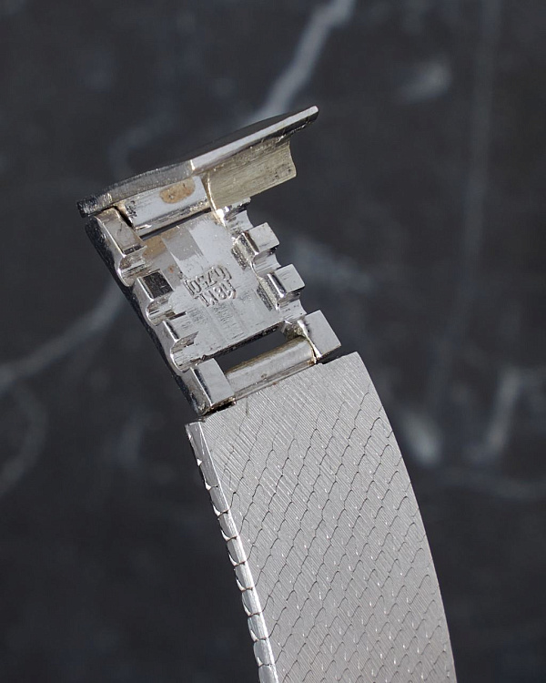 Cocktail Watch Vintage White Gold 20mm Diamond-set