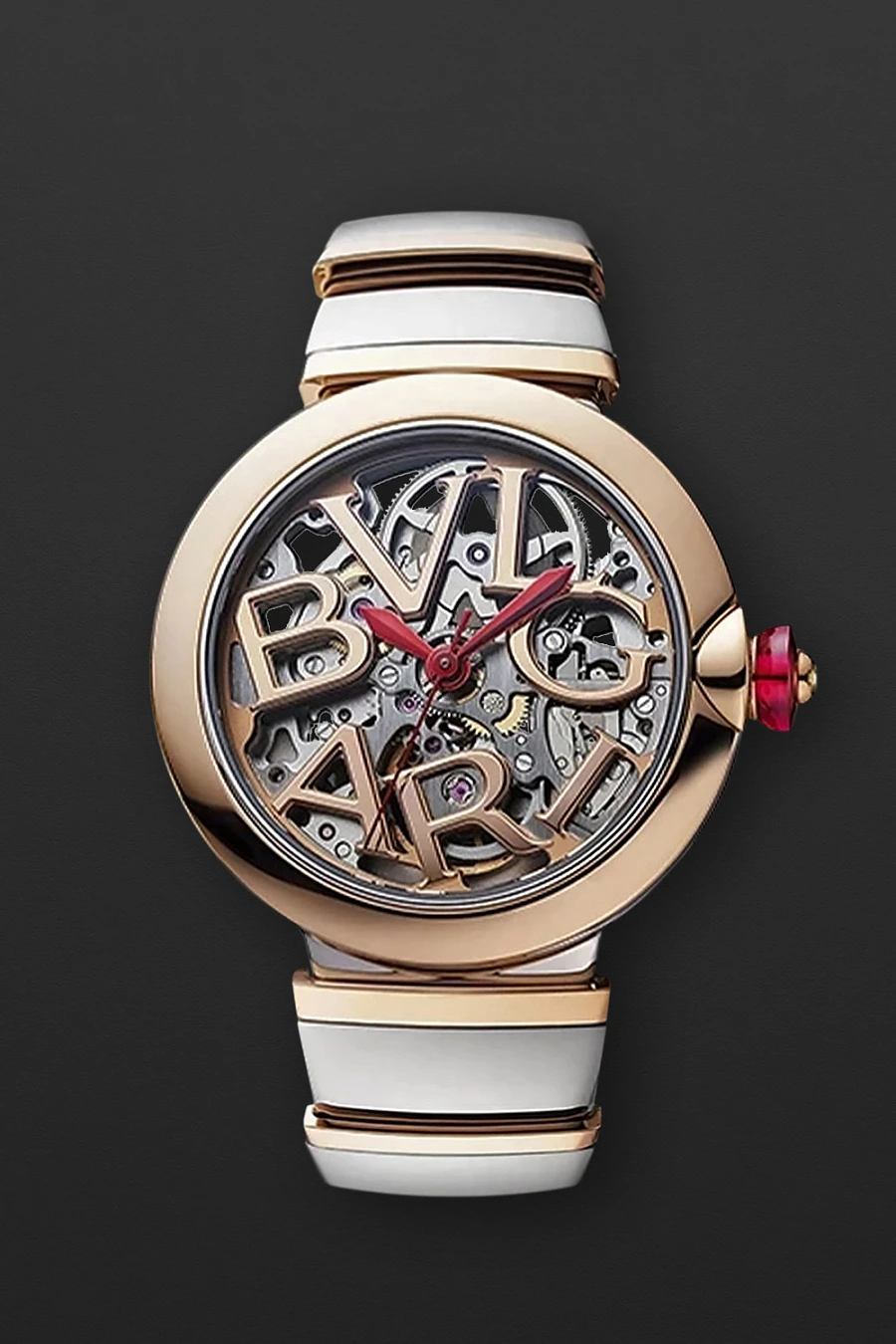 Lvcea Skeleton Steel & Rose Gold 33mm
