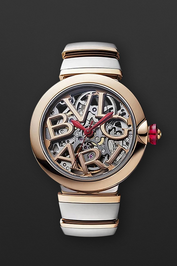 Lvcea Skeleton Steel & Rose Gold 33mm
