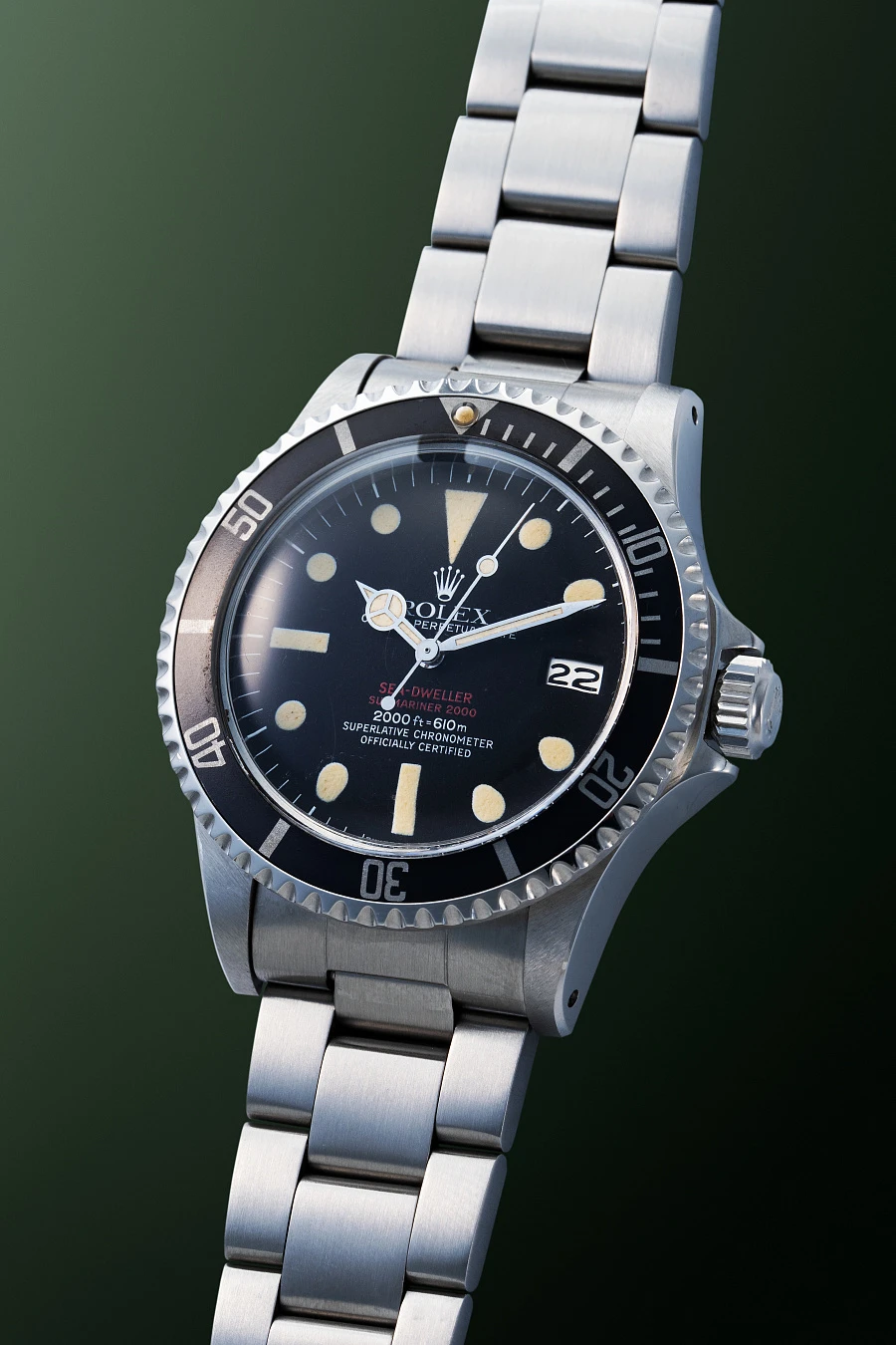 Sea-Dweller 'Double Red' Ref. 1665 in Stainless Steel