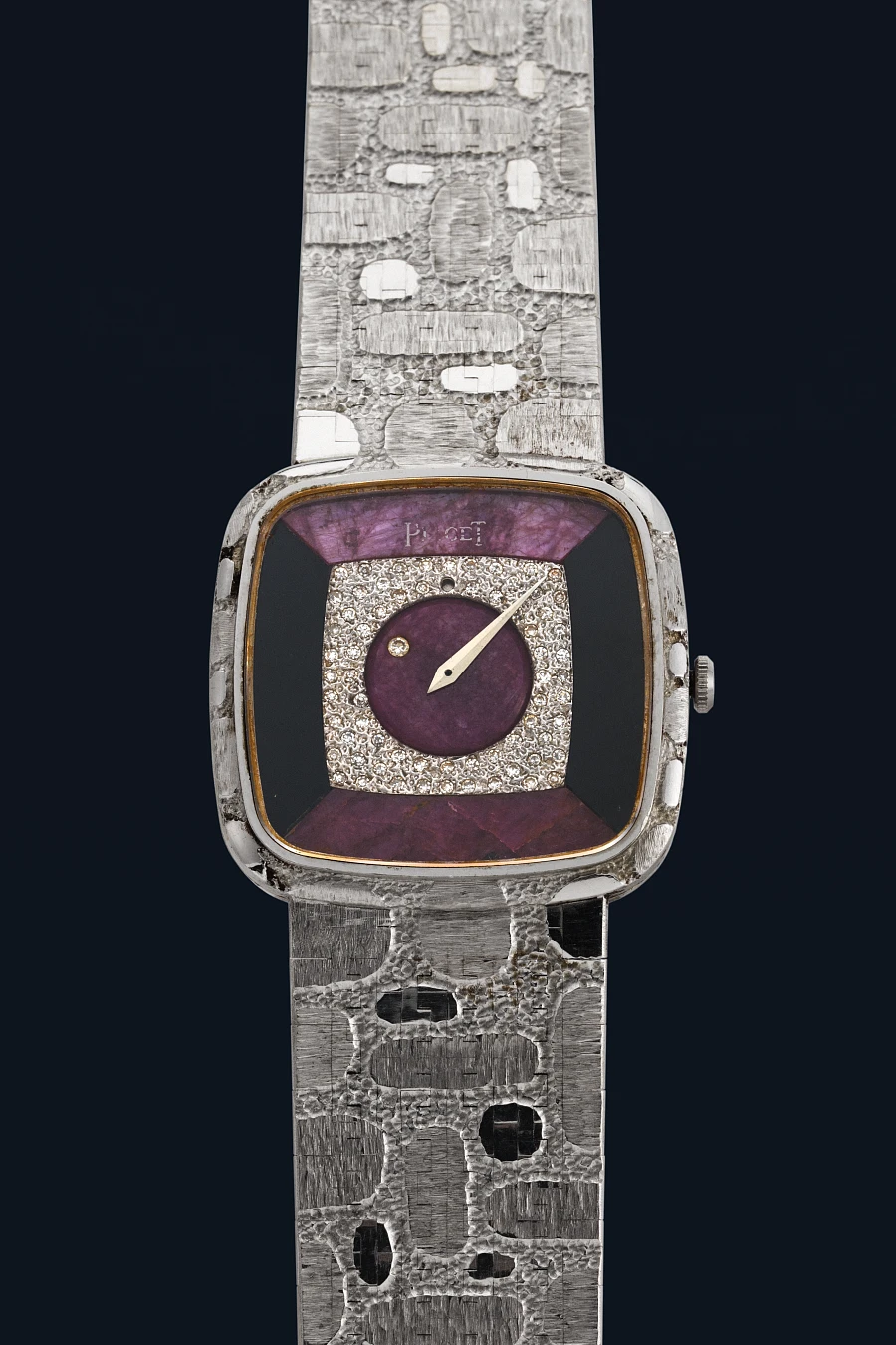 Stone Dial Ref. 9771 A80 in 18k White Gold
