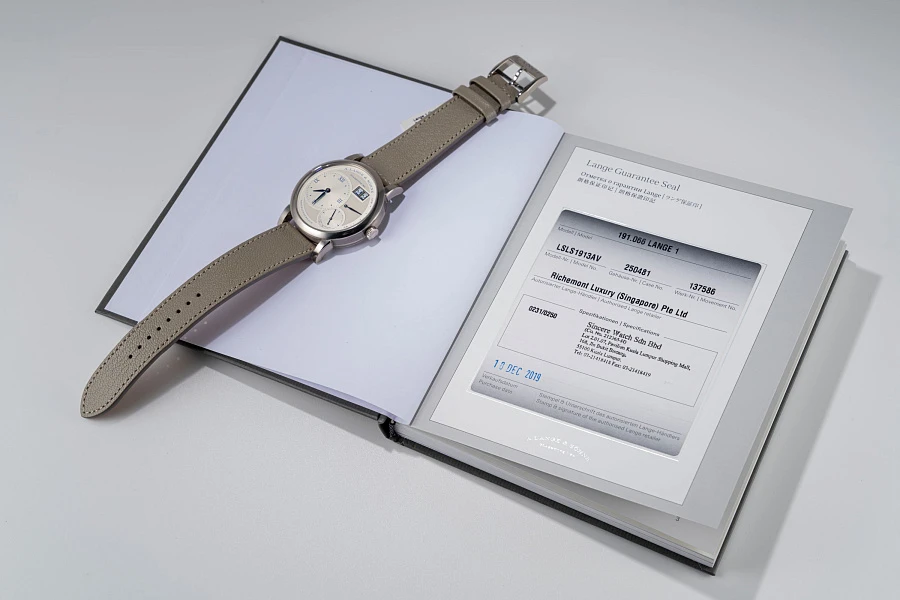 Lange 1 Günter Blümelein Ref. LSLS1913AV in 18k White Gold