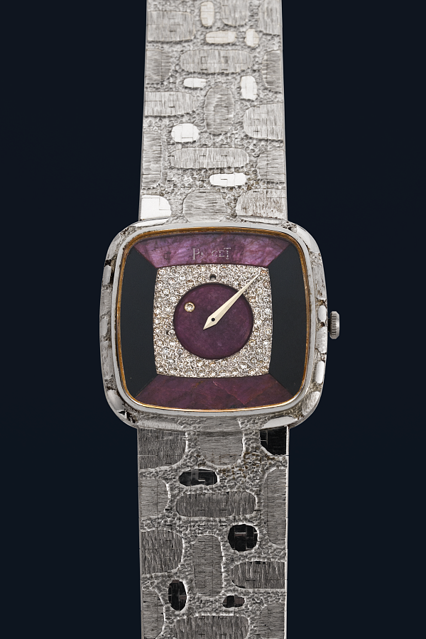 Stone Dial Ref. 9771 A80 in 18k White Gold