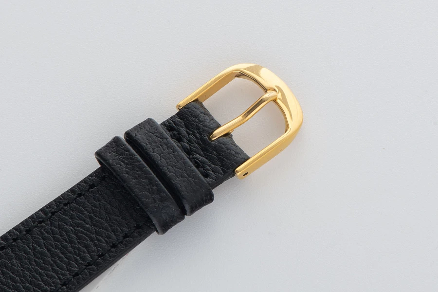 Stepped Bezel Dress Watch Ref. 6595 in 18k Yellow Gold