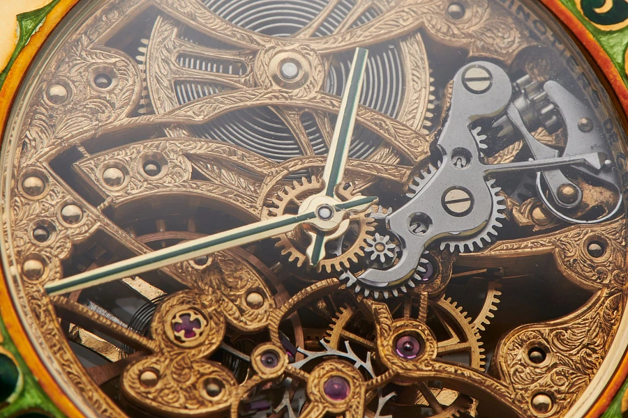 Historically Important Piece Unique Skeletonized Les Cabinotiers de Genève