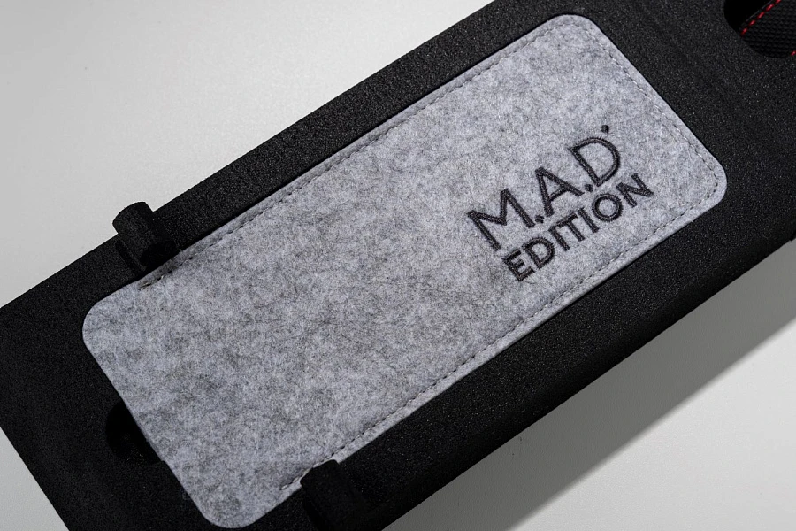 M.A.D. 1 Red in Stainless Steel