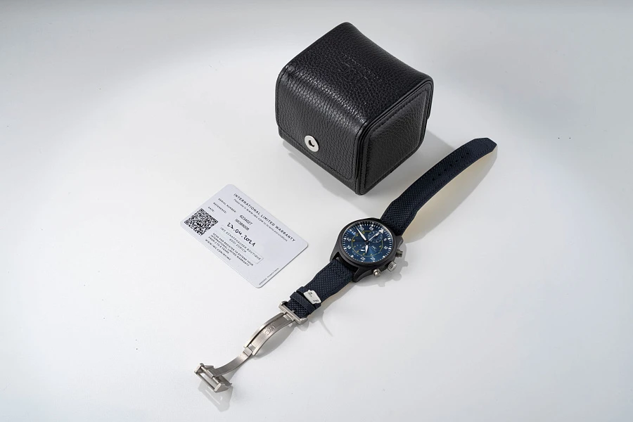 Pilot Angels Edition Flyback Chronograph Ref. IW389008 in Black Ceramic