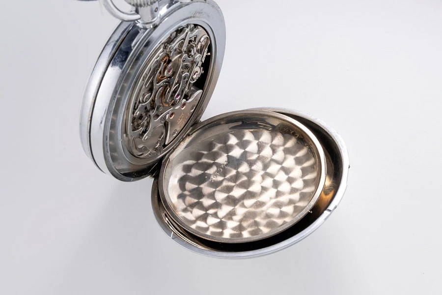 Microsplit Stop Watch in Stainless Steel