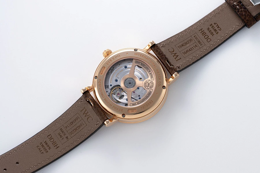 Potofino Moonphase Ref. IW659602 in 18k Rose Gold with Diamonds