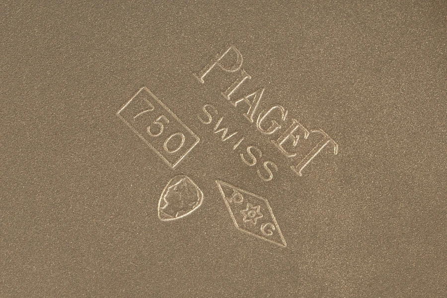 Automatic Lapis Lazuli Dial Dress Watch Ref. 13406 in 18k Yellow Gold