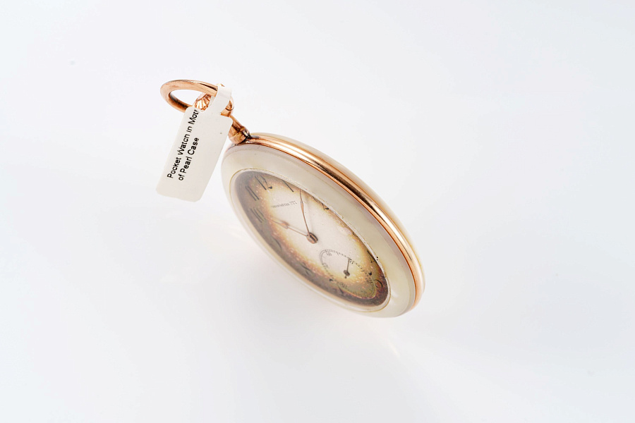 Pocket Watch in Mother of Pearl Case
