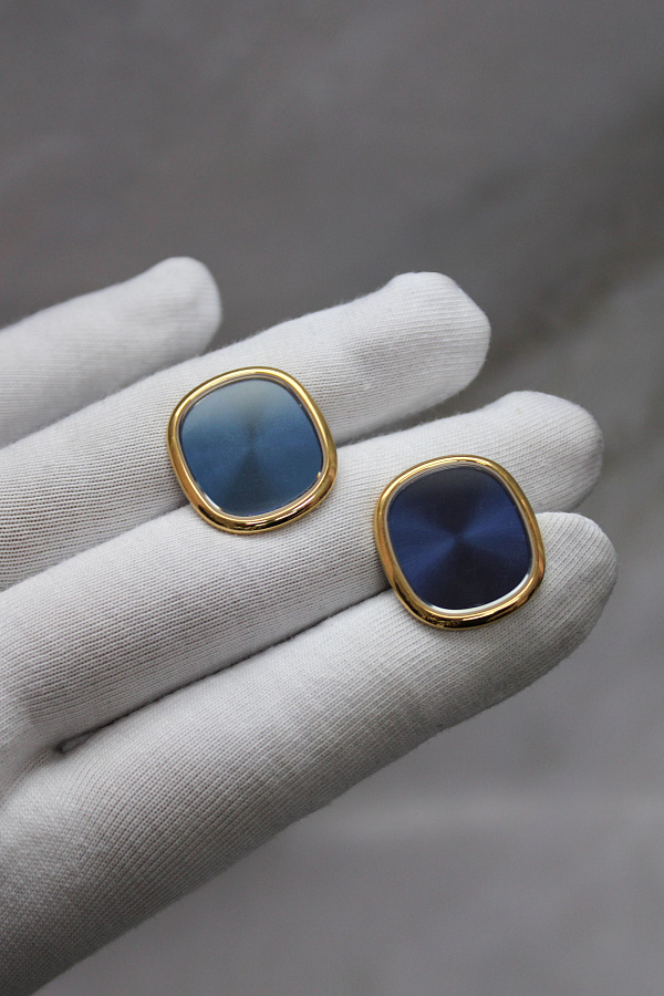 Golden Ellipse Cufflinks in 18k Yellow Gold 26.85 g
