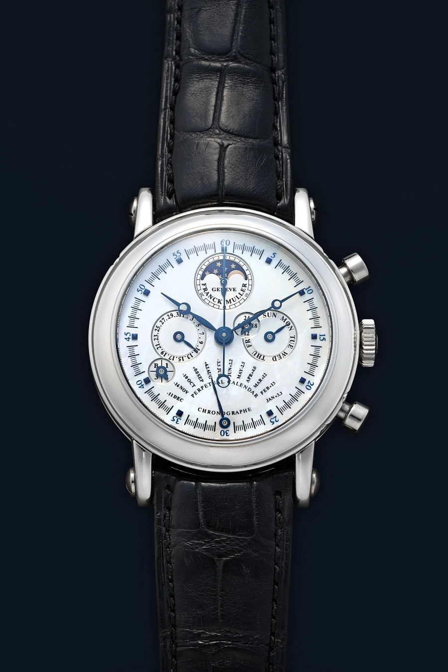 Perpetual Calendar Ref. 7000 QP E in 18k White Gold