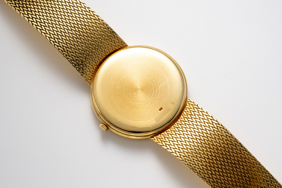Ultra Thin Automatic Dress Watch in 18k Yellow Gold