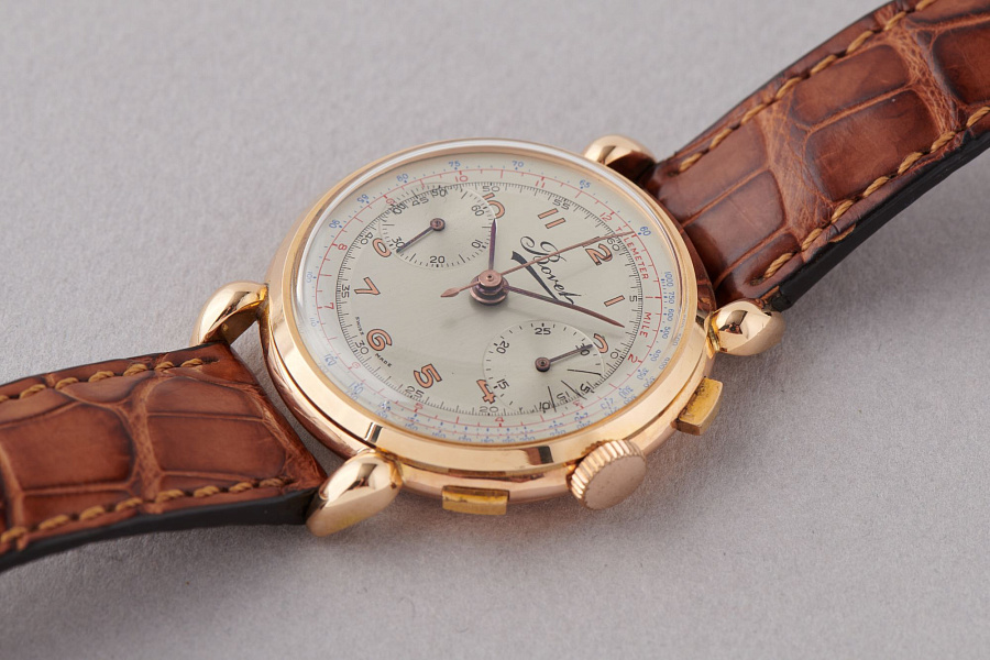 Mono-Rattrapante Chronograph in 18k Rose Gold
