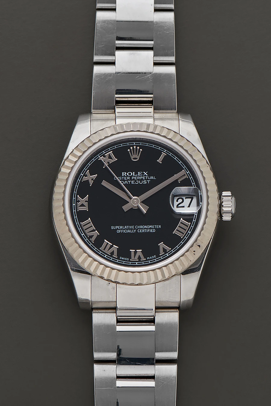 Datejust 31mm with Fluted White Gold Bezel