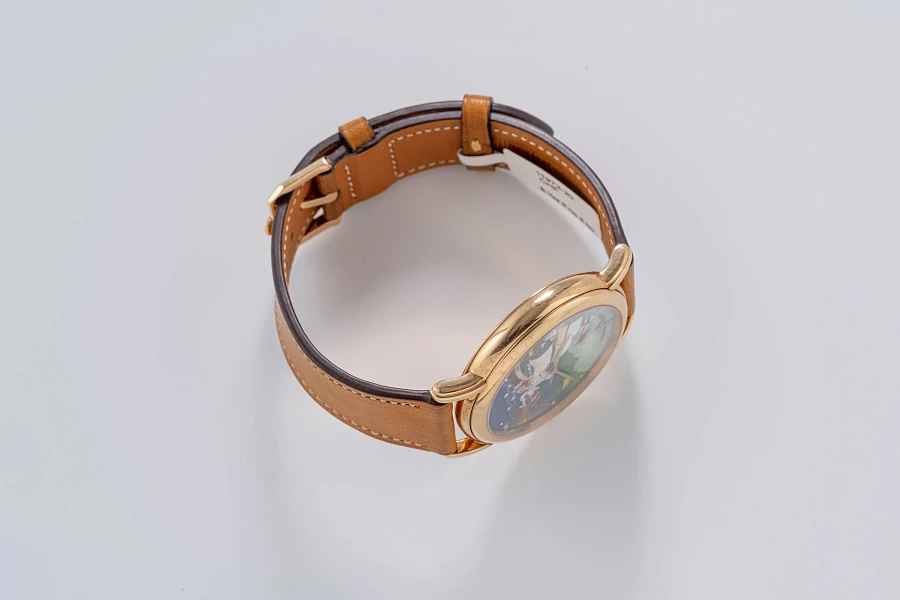 San Marco with Cloisonné Enamel Dial Ref. 136-77-9 in 18k Yellow Gold