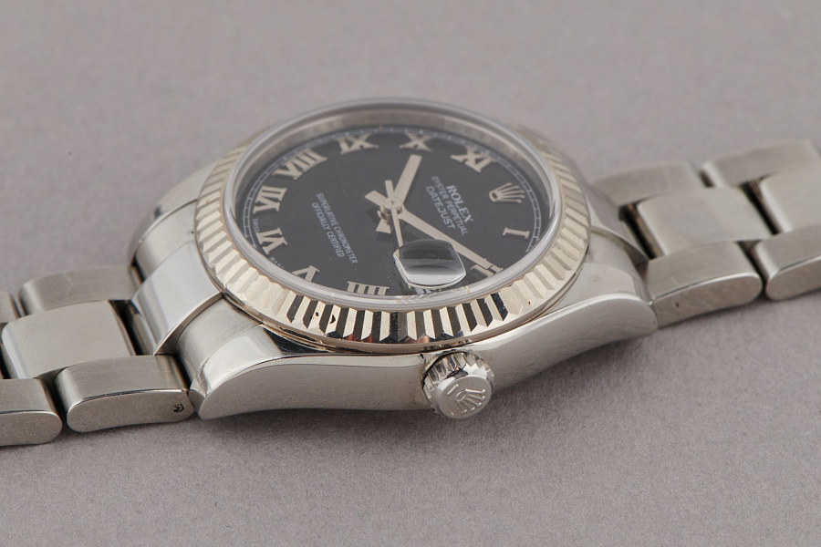 Datejust 31mm with Fluted White Gold Bezel