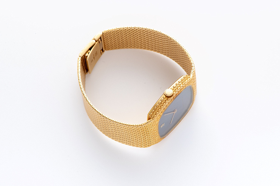 Dress Watch Ref. 674 in 18k Yellow Gold with Pink Patina