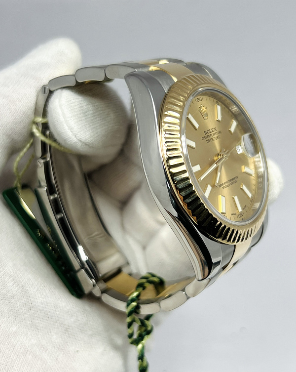 Datejust 41mm 116333 ‘Yellow Rolesor’ Sunburst Dial