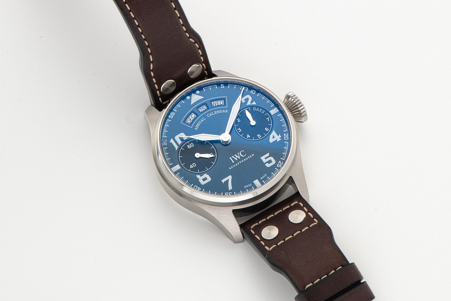 Le Petit Prince Annual Calendar Ref. IW502710 in Stainless Steel