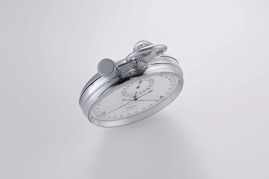 Microsplit Stop Watch in Stainless Steel