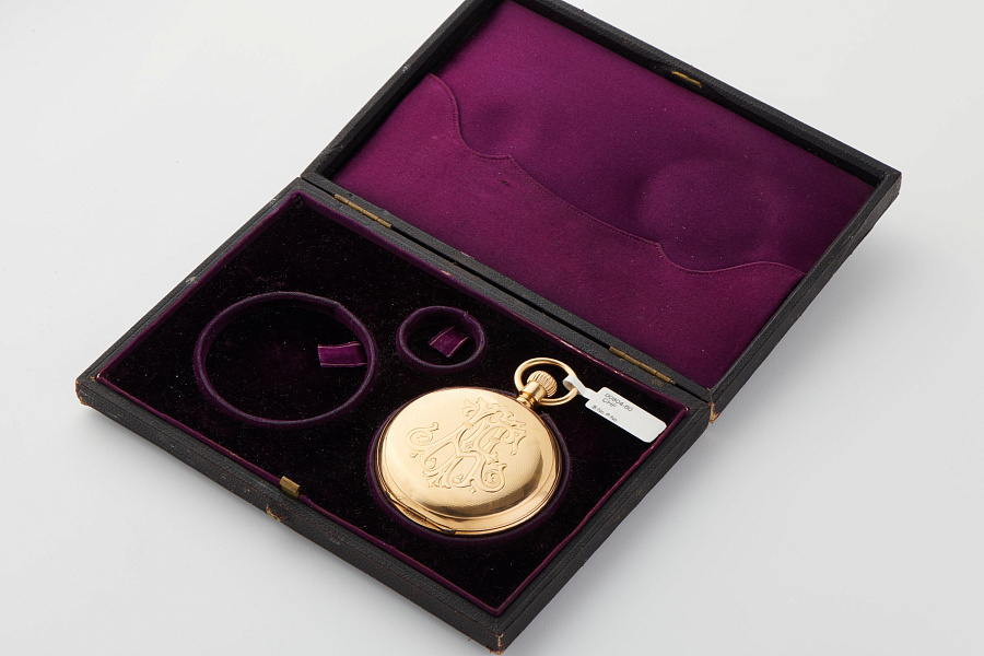 18K Yellow Gold pocket watch 1884