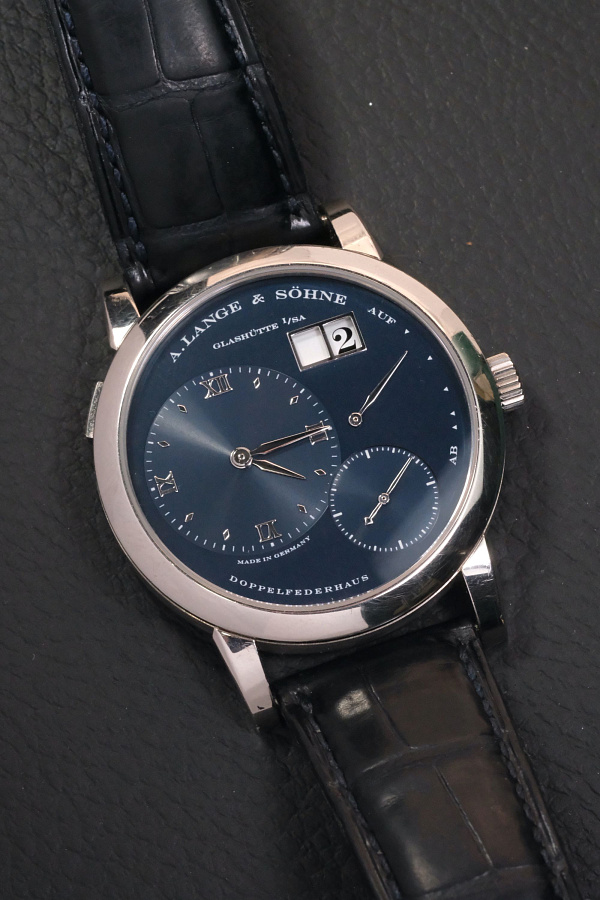 Lange 1 Blue Dial White Gold