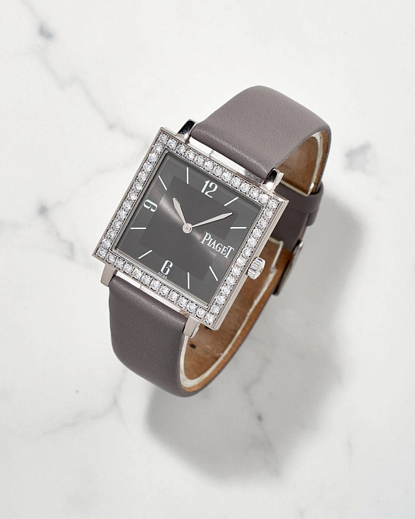 Altiplano Square White Gold & Diamonds Manual Wind