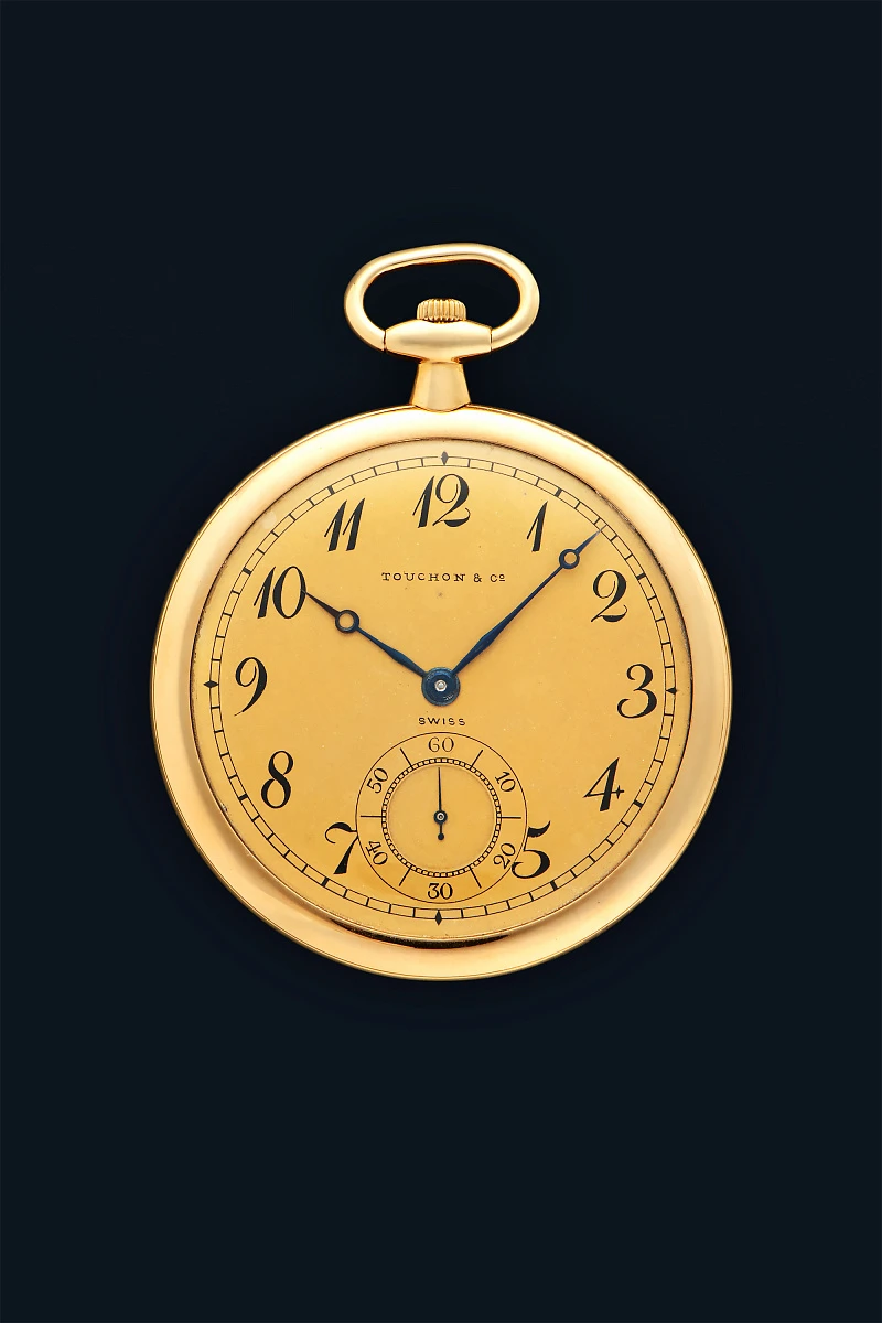 Ultra Thin Pocket Watch in 18k Yellow Gold